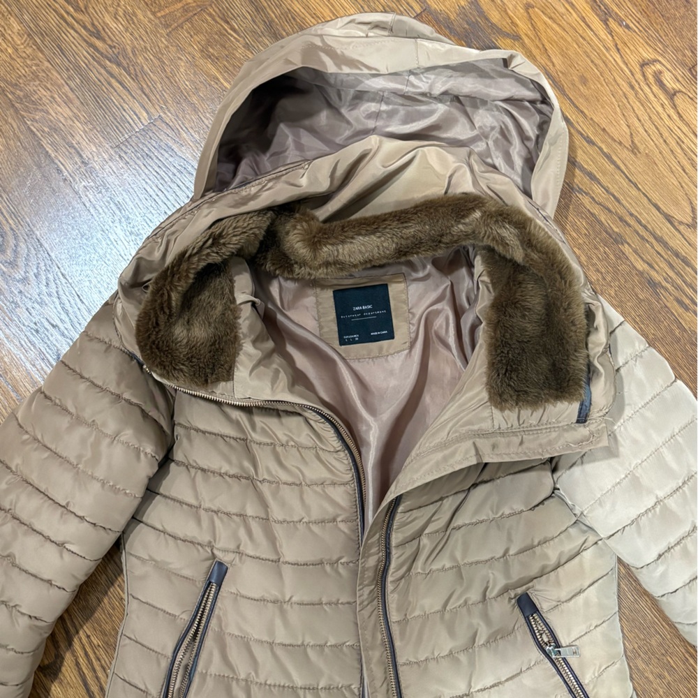 Zara Basic Beige/Brown Outerwear - image 4